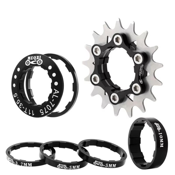 morytrade Single Speed Conversion Kit Cog Spacer Sprocket Shimano Free