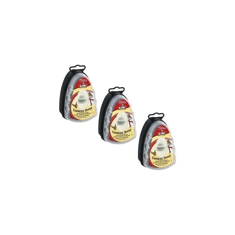 Kiwi shoe gloss sponge, neutral colour (pack of 3) 5.9