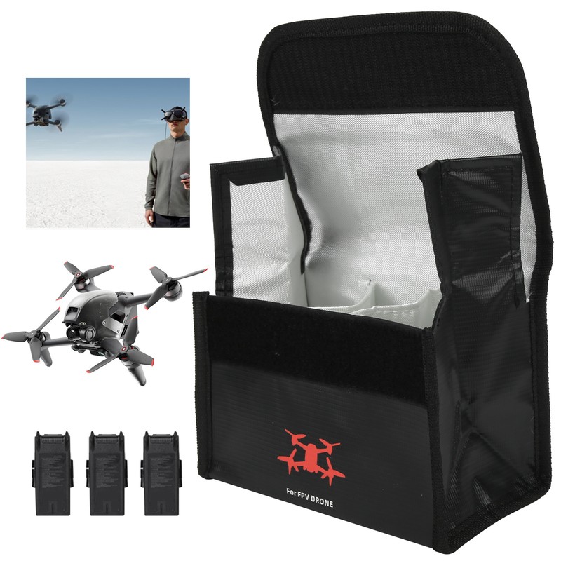 Battery Safe Bag ExplosionProof Fireproof Lipo Battery Protective Bag for