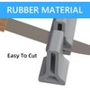 Duzzy 39 Inch Shower Threshold Water Dam, Shower Water Guard