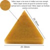 Yellow Jasper Pyramid Crystal Healing Stones - 1" Great Pyramid