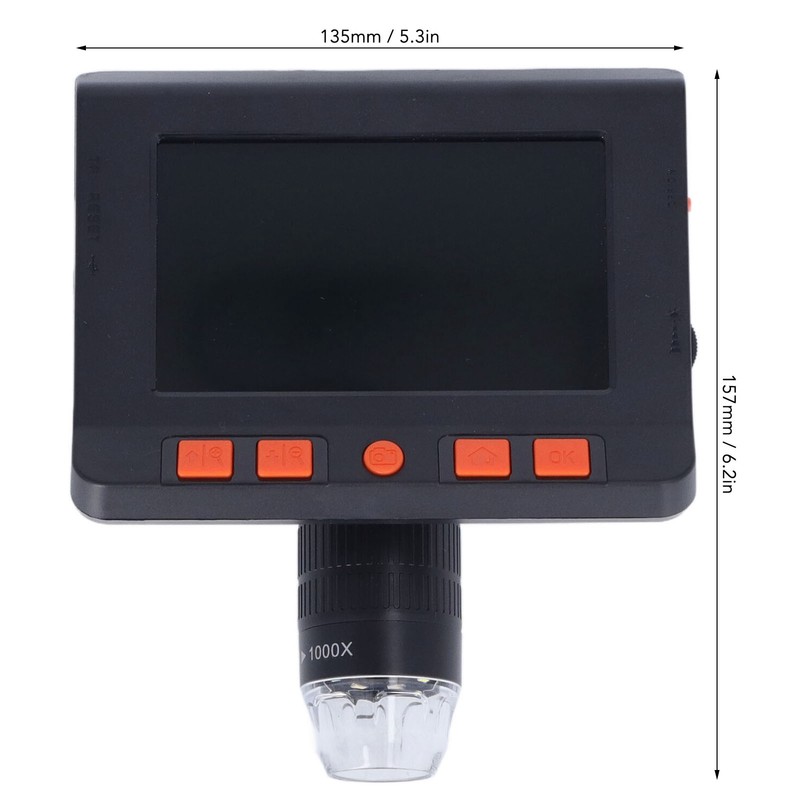 Portable HD Desktop Electronic Digital Microscope 1000x 4.3Inch LCD Digital