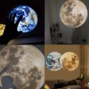 Moon Earth Projection LED Lamp 3D Moon Earth Projector Lamp
