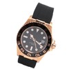 Men Field Watch Mineral Glass 50M Waterproof Silicone Strap Luminous