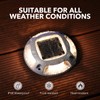 AGPTEK Solar Driveway Lights Outdoor 1 Pack, 2 Color Modes