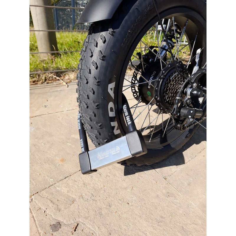 EnzZone Heavy Duty Anti Theft Alarm U Lock for E-Bikes,