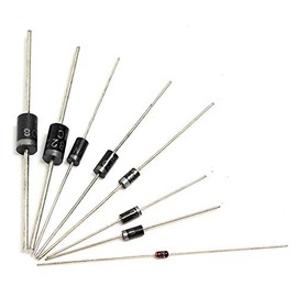 100pcs Diode Rectifier Kit for Arduino (25 x 1 N4148, 25 x 1 N4007, 10 x 1 N5819, 10 x 1 N5399, 10 x FR107, 10 x FR207, 5 x 1 N5408, 5) 1 N5N5 822)