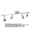 Lamp Holder 4 Head Adjustable Flexible Rotation GU10 Light Holder