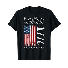 US Flag Constitution of the USA Patriotic 4th of July T-Shirt