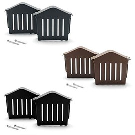 Manthorpe Dry Verge Starter Kits/Eaves Closure Units (Black)