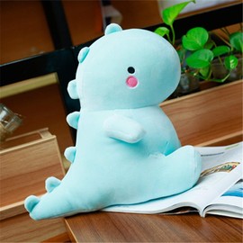 VHYHCY Cute Dinosaur Plush Toys, Fat Dinosaur Stuffed Animals Toys Dolls, Soft Plush Stuffed Animal Dino Plushie, Birthday Gifts for Kids Girls Boys Blue 20 inch