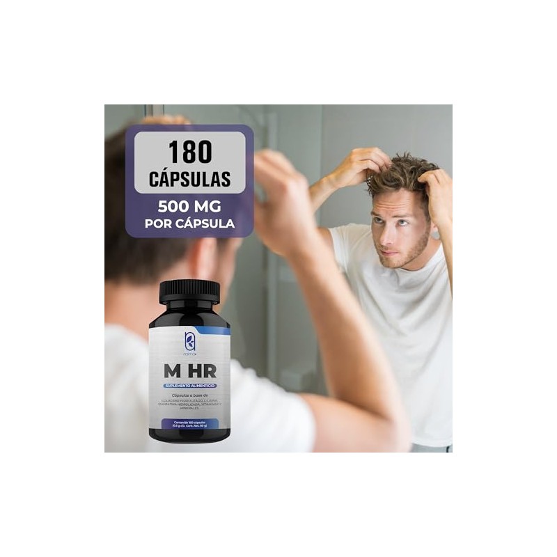 Naima Multivitamínico Hombres 180 Cápsulas Complejo Capilar Cabello Barba Bigote