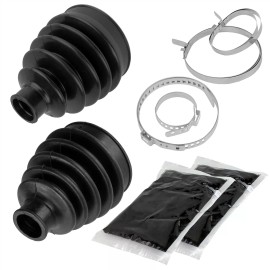 Caltric Front Inner & Outer CV Axle Boots For Can Am Outlander Max 1000R 4X4 EFI 2016-20