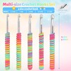 Coopay Large Crochet Hooks Set, Ergonomic Crochet Hook with Soft