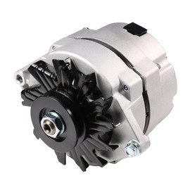 Alternator High Output 105Amp 1-Wire 10SI Self-Exciting Replacement For SBC BBC GM ADR0151 12 Volt Electrical Alternator ADR0335, 400-12340, 20-102-7, 7127-SE105, 47-4247, 3000-0505