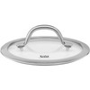 Silit Metal Handle Glass Lid, Transparent, 16 cm