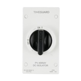 Timeguard IS2N-32DC IP66 DC Rotary Isolator Switch - 2 Pole 32A