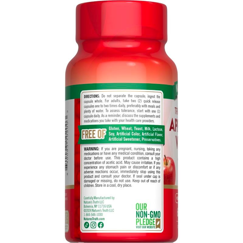 Apple Cider Vinegar 1200 mg Capsules