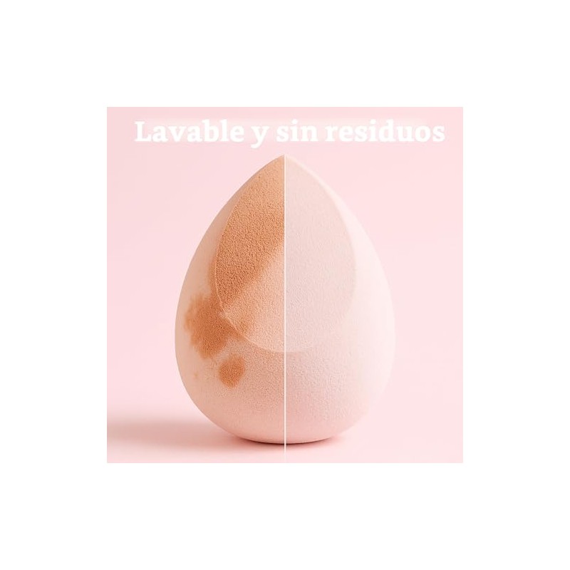 Juego de esponjas de maquillaje Foonbe, esponjas difuminadoras, 7 piezas