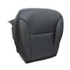 NLQR Driver Bottom Non-Perforated Microfiber Leather Seat Cover Compatible with