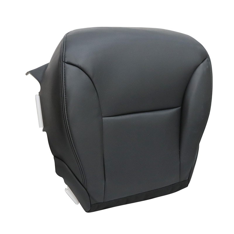 NLQR Driver Bottom Non-Perforated Microfiber Leather Seat Cover Compatible with