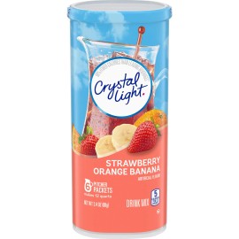 Crystal Light Sugar Free Drink Mix Pack of 4 24 Individual Packets 2 Quarts