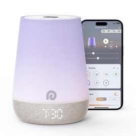 Dreamegg Sleep Trainer Clock - White Noise Machine Baby 34 Soothing Sounds, Alarm Clock with Lights App Control, OK to Wake Clock, Nap Timer, White Noise Machine Children's Room Bedroom