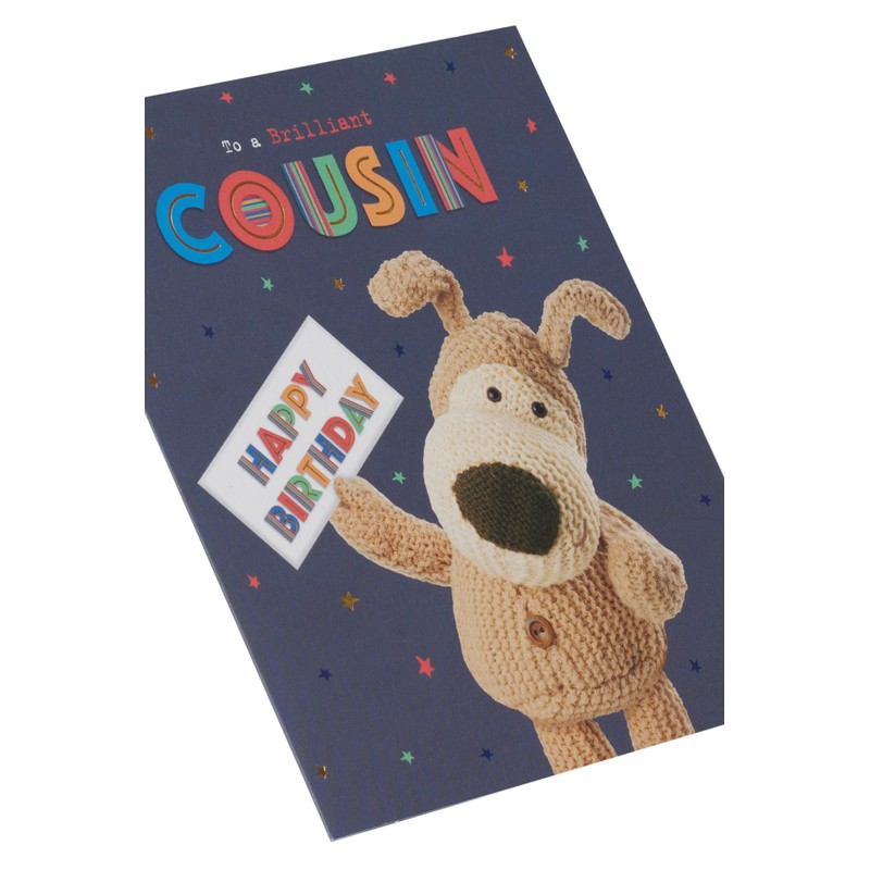 Boofle Birthday Card for Cousin - Cute Design