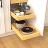 Wooden Pull out Cabinet Organizer 15" W x 21" D
