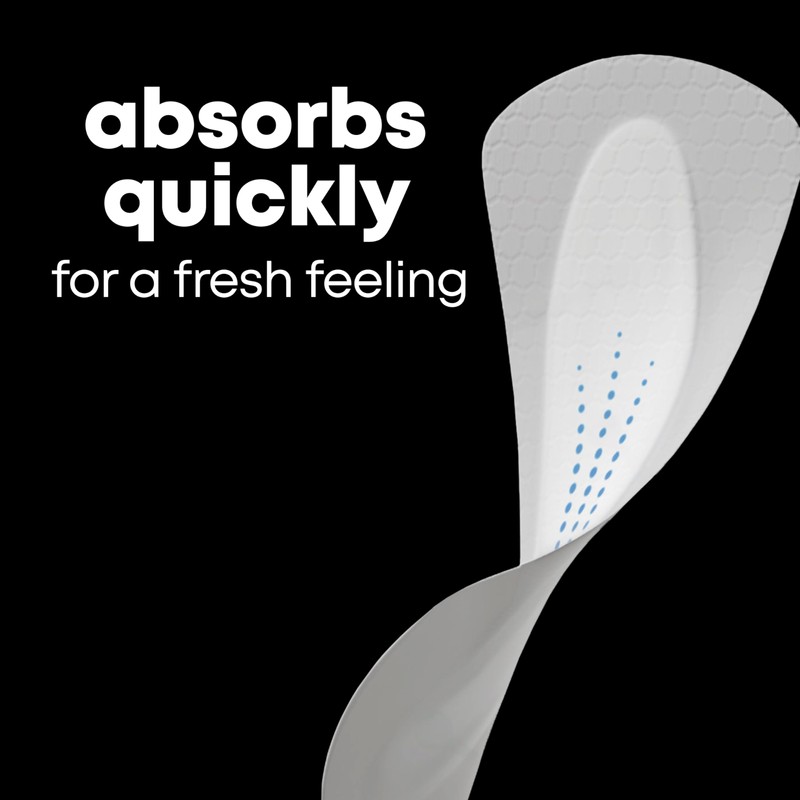 U by Kotex Balance Daily Wrapped Panty Liners, Light Absorbency,