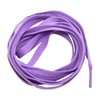 [F NODE] 靴紐 シューレース 平タイプ ライトパープル 120cm 1足分2本入り くつひも 平