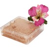 Pioneer Plastics 091C Clear Square Plastic Container, 4.3125" W x