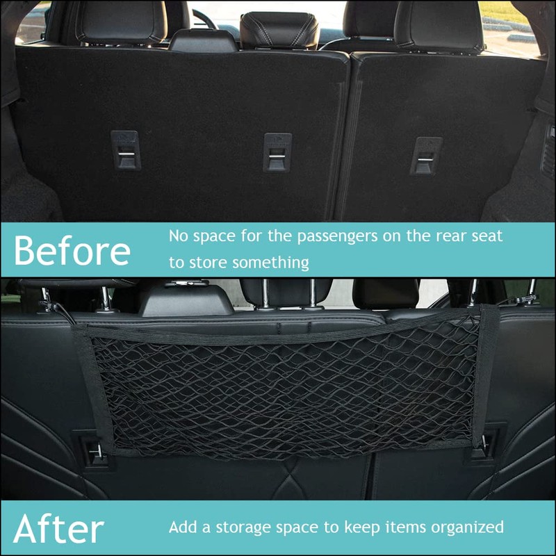 BestEvMod for Mach E Accessories Envelope Style Trunk Cargo Net