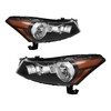 MARSFLUX Headlight Assembly for 2008-2012 Honda Accord Sedan (4-Door Only),