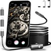 oolong Endoscope Inspection Camera,Illuminated Dual HD Lens,1920P HD IP67 Waterproof