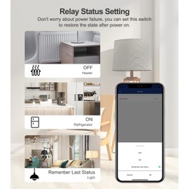 Yitouniu Tuya WiFi Smart 7-32V Relay Switch Module | Instantaneous Point Self-Locking | Dry Contact | RF Bluetooth Controller | with External Switch Cable|Compatible with Alexa Google Home