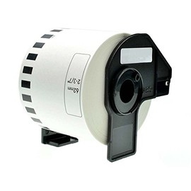Go Inks 1 Compatible Roll of Labels to Replace Brother Dk-22205 (Labels: Continuos Roll, Size: 62 mm x 30.48 m), White