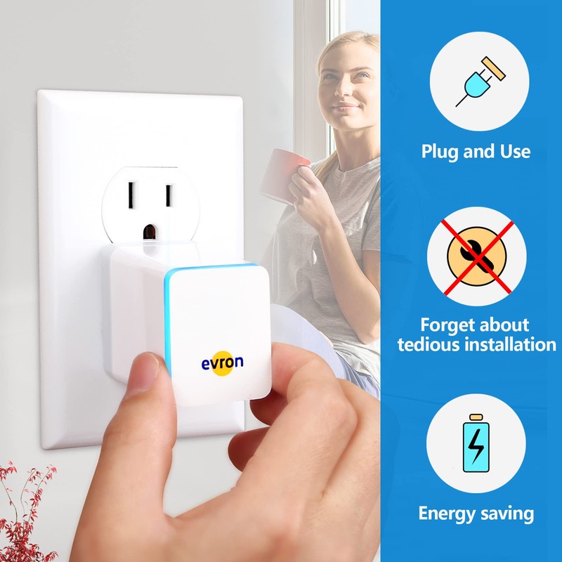 evron Plug-In Air Ionizer for Home & Travel, 20 Million