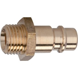 Riegler 107240 Nipple for Sleeves I.D. 7.2 - 7.8, Blank Brass, G 1/2 ET, Small