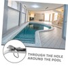 Levemolo 1set Heavy Duty Pool Cover Winch Kit Cable Self-Locking