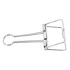 51mm 30pcs Binder Clips Strong Clamping Force Metal Hollow Tail