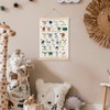 RYYCDOI Baseball Alphabet Nursery Wall Decor, Baseball Alphabet Learning Wall