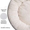 Bedfolks Waterproof Donut Cat and Dog Bed,20 Inches Calming Round
