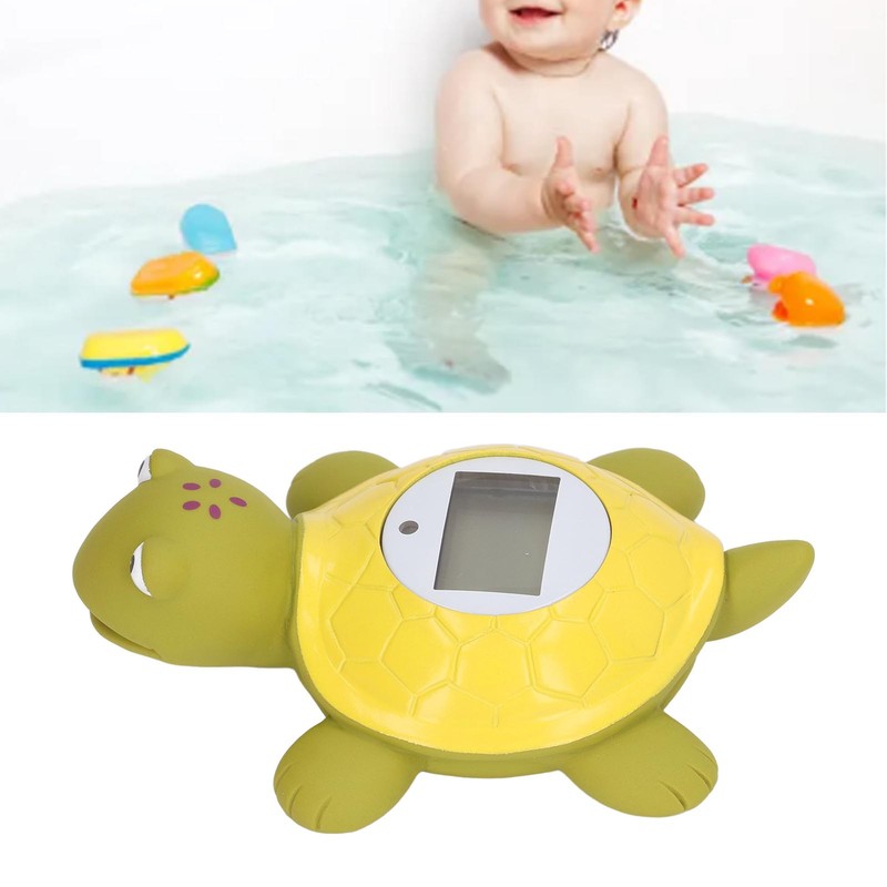 Baby Bath Thermometer Cartoon Animal Shaped IPX7 Waterproof 10‑50 Degrees