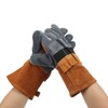1 Pair Heat Resistant Gloves Separate Fingers Hot Proof Mitts