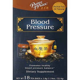 PRINCE OF PEACE Blood Pressure Herbal Tea 18 Bag, 1.14 oz