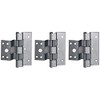 COLIBROX Door Hinge for Combination Doors (3 Pack) Zinc for