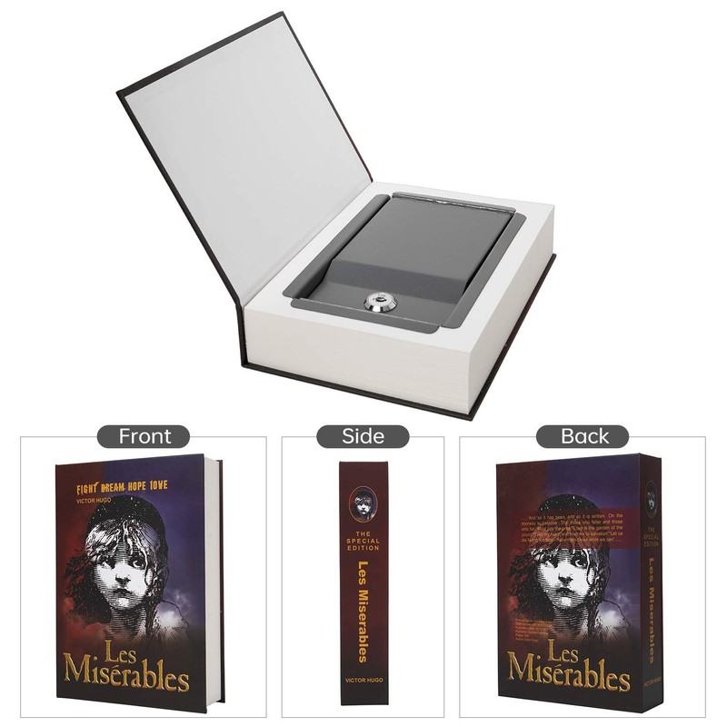 Real Paper Diversion Book Safe Storage Box, Dictionary Secret Safe
