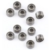 10Pcs Small Bearings Mini Ball Bearings 693ZZ Small Double Shielded