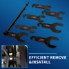 GEAROLL 43300 Pneumatic Fan Clutch Wrench, 8PCS Fan Clutch Removal